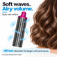 Cono corto per ricci per Dyson Airwrap HS01, HS05, 40 mm, Nickel / Fuchsia