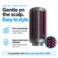 Spazzola lisciante morbida per Dyson Airwrap HS01, HS05, Iron / Fuchsia