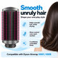 Spazzola lisciante rigida per Dyson Airwrap HS01, HS05, Iron / Fuchsia