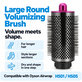 Spazzola rotonda grande volumizzante per Dyson Airwrap HS01, HS05, Iron / Fuchsia