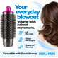 Spazzola rotonda media volumizzante per Dyson Airwrap HS01, HS05, Iron / Fuchsia