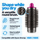 Spazzola rotonda media volumizzante per Dyson Airwrap HS01, HS05, Iron / Fuchsia