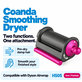 Accessorio Coanda lisciante e asciugante per Dyson Airwrap HS05, Iron / Fuchsia