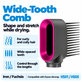 Pettine a denti larghi per Dyson Airwrap HS01, HS05, Iron / Fuchsia
