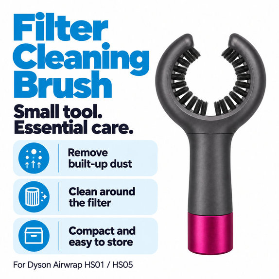 Spazzola per la pulizia del filtro per Dyson Airwrap HS01, HS05