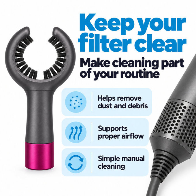 Spazzola per la pulizia del filtro per Dyson Airwrap HS01, HS05