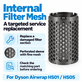 Rete interna del filtro per Dyson Airwrap HS01, HS05