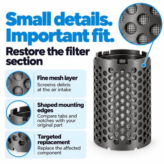 Rete interna del filtro per Dyson Airwrap HS01, HS05