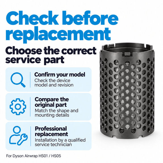 Rete interna del filtro per Dyson Airwrap HS01, HS05