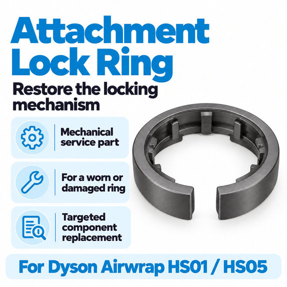 Anello di bloccaggio dell’accessorio per Dyson Airwrap HS01, HS05