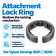 Anello di bloccaggio dell’accessorio per Dyson Airwrap HS01, HS05