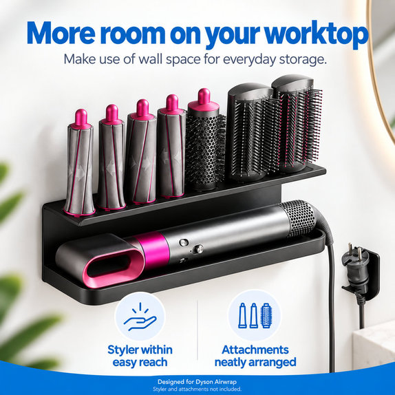 Supporto da parete per Dyson Airwrap