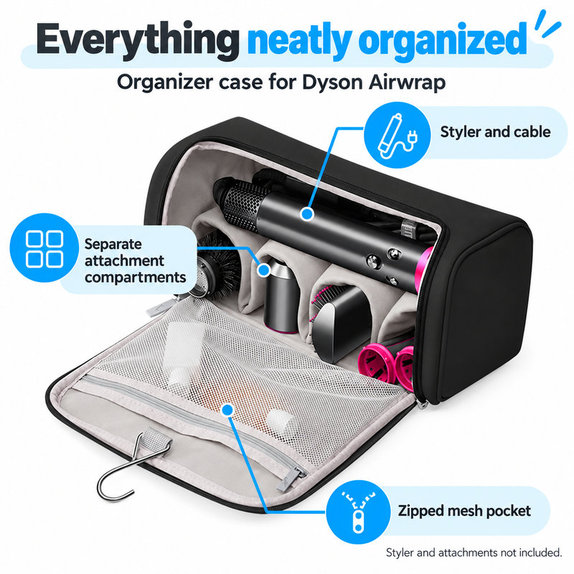Custodia organizer per Dyson Airwrap
