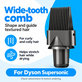 Pettine a denti larghi per Dyson Supersonic HD01, HD03, HD07, HD15, HD16