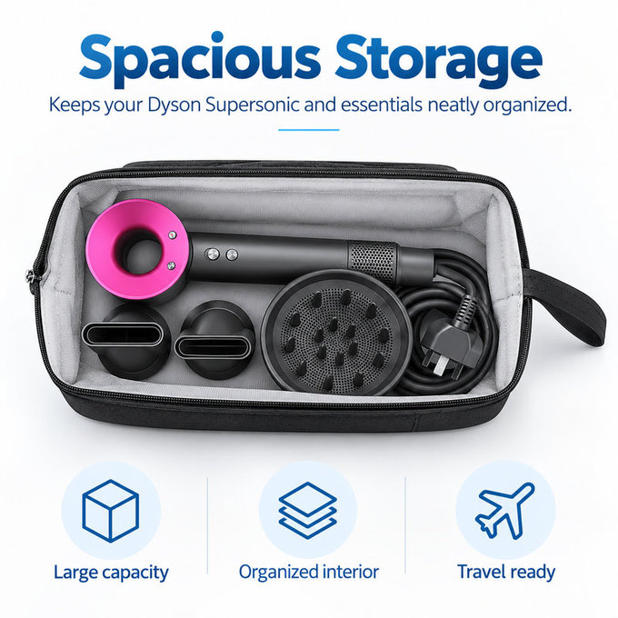 Custodia da viaggio per Dyson Supersonic