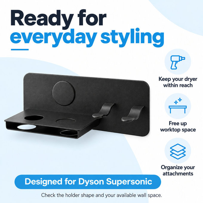 Supporto da parete per Dyson Supersonic