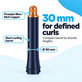 Cono corto per ricci per Dyson Airwrap HS01, HS05, 30 mm, Prussian Blue / Rich Copper