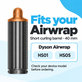 Cono corto per ricci per Dyson Airwrap HS01, HS05, 40 mm, Nickel / Copper