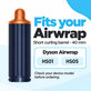 Cono corto per ricci per Dyson Airwrap HS01, HS05, 40 mm, Prussian Blue / Rich Copper