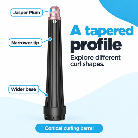 Cono conico per ricci per Dyson Airwrap HS05, Jasper Plum