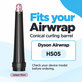 Cono conico per ricci per Dyson Airwrap HS05, Jasper Plum