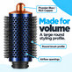 Spazzola rotonda grande volumizzante per Dyson Airwrap HS01, HS05, Prussian Blue / Rich Copper