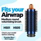 Spazzola rotonda media volumizzante per Dyson Airwrap HS01, HS05, Prussian Blue / Rich Copper