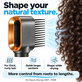 Pettine a denti larghi per Dyson Airwrap HS01, HS05, Nickel / Copper