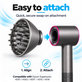Diffusore per Dyson Supersonic HD01, HD03, HD07, HD15, HD16, Black / Nickel