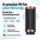 Spazzola lisciante rigida piccola per Dyson Airwrap HS01, HS05, HS08, Prussian Blue / Rich Copper