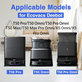 Panno lavapavimenti, 2 pz. per Ecovacs Deebot T50 Omni, T50 Pro Omni, T50 Max, T50 Max Pro Omni, T30c, T30c Omni, X5 Omni, X5 Pro Omni