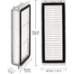 Filtro HEPA, 2 pz. per Xiaomi Dreame L20 Ultra, X20 Pro, X20 Pro Plus