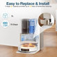 Sacchetto per aspirapolvere, 2 pz. per Xiaomi Dreame X40 Ultra, X50 Ultra, L40s Pro Ultra, L40 Ultra, L10s Ultra Gen2, Mova E30 Ultra, Mova V50 Ultra, P60