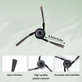Spazzola laterale, 2 pz. per Xiaomi Dreame X50 Ultra, X40 Ultra, L40 Ultra, L40s Pro Ultra, Mova V50 Ultra, P60