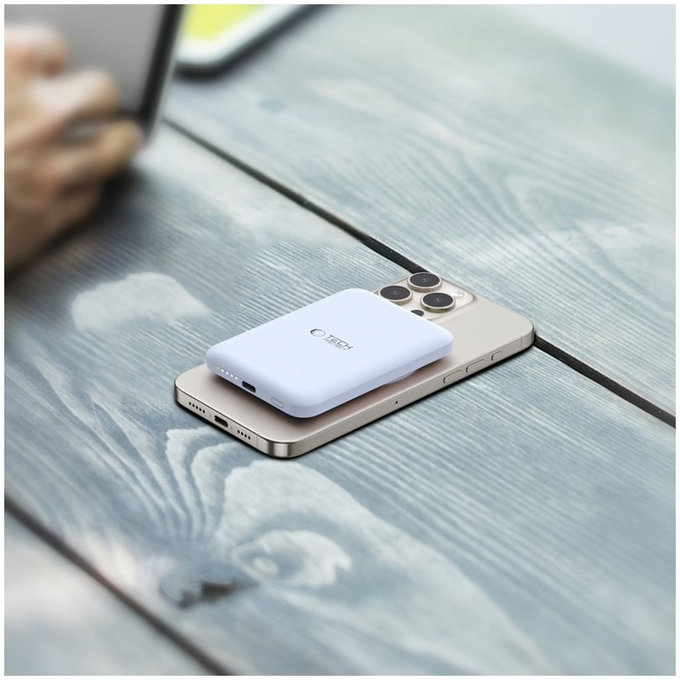 Power bank PB10 Lifemag MagSafe 5000mAh, blu, Tech-Protect