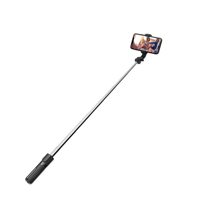 Selfie stick con treppiede L02S, nera, Tech-Protect