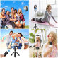 Selfie stick con treppiede L02S, nera, Tech-Protect