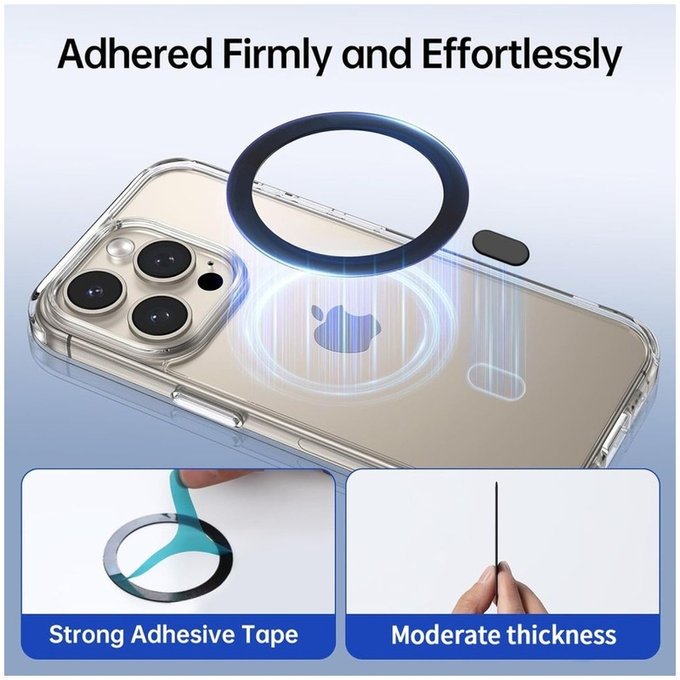 Anello magnetico MagSafe MagMat MagSafe, nera, Tech-Protect