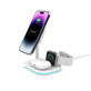 Caricatore wireless QI15W-A27 3IN1 Magnetic MagSafe, bianca, Tech-Protect
