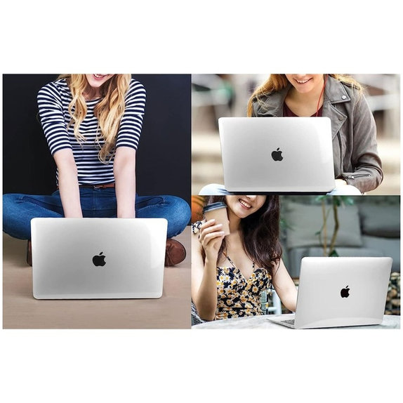 Custodia Smartshell per MacBook Air 15 M2-M5 2023-2026, Crystal Clear, Tech-Protect
