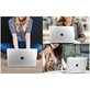 Custodia Smartshell per MacBook Air 15 M2-M5 2023-2026, Crystal Clear, Tech-Protect