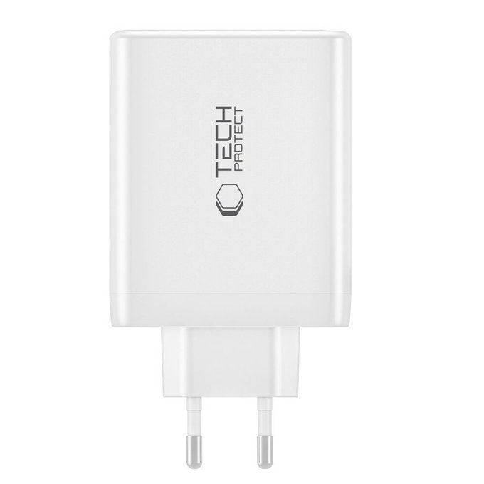 Caricatore da parete NC100W-GAN 4-PORT PD 100W / QC3.0, nera, Tech-Protect