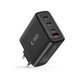 Caricatore da parete NC100W-GAN 4-PORT PD 100W / QC3.0, nera, Tech-Protect