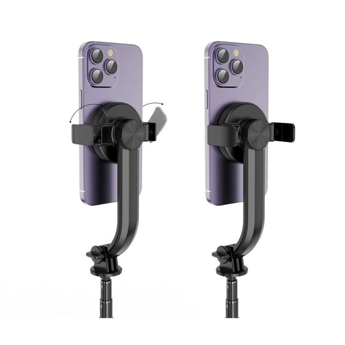 Selfie stick con treppiede L04S MagSafe, nera, Tech-Protect