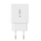 Caricatore da parete C35W 2-PORT PD 35W + USB-C Cable, bianca, Tech-Protect