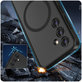 Custodia MagMat MagSafe per Samsung S24, Matte Black, Tech-Protect