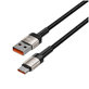 Cavo Ultraboost Evo USB-C Cable 100W/5A 200cm, Titanium, Tech-Protect