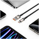 Cavo Ultraboost Evo USB-C Cable 100W/5A 100cm, Titanium, Tech-Protect