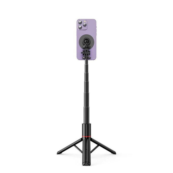 Selfie stick con treppiede L06S MagSafe, nera, Tech-Protect