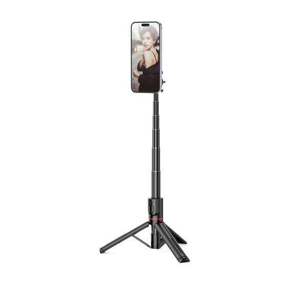 Selfie stick con treppiede L06S MagSafe, nera, Tech-Protect